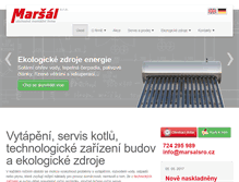 Tablet Screenshot of marsalsro.cz